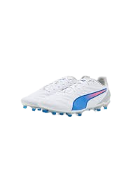 King Pro FG/AG Puma White-Bluemazing