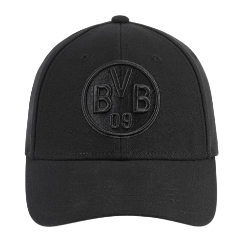 BVB CAP LOGO SCHWARZ