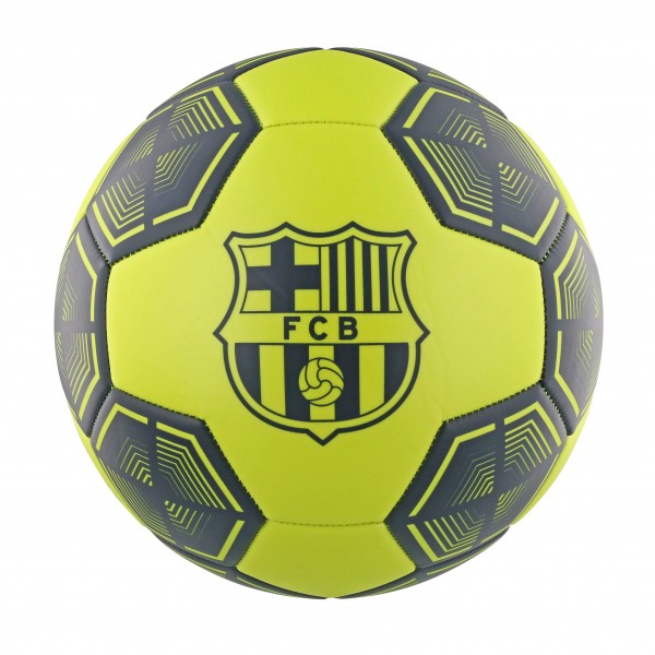 FC Barcelona Fußball Neon Yellow Gr. 5