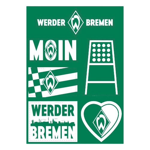 WERDER AUFKLEBERKARTE