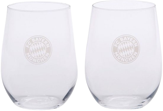 FC Bayern Wasserglas 2er-Set