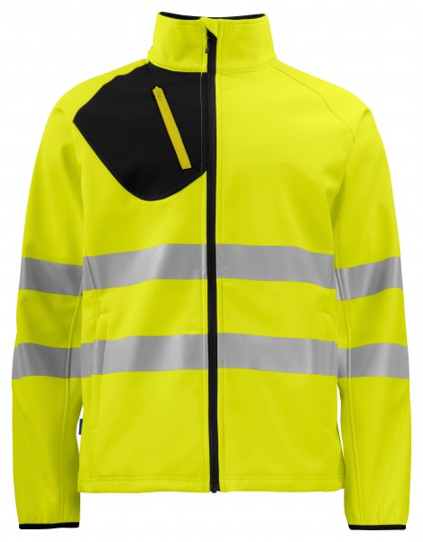 Pro Job 6432 Softshell Jacket EN ISO 20471 Class Yellow L
